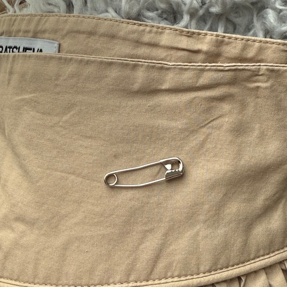 Batsheva Kafka Basque Waist Wide Leg Pants, Size 18 - Picture 5 of 5